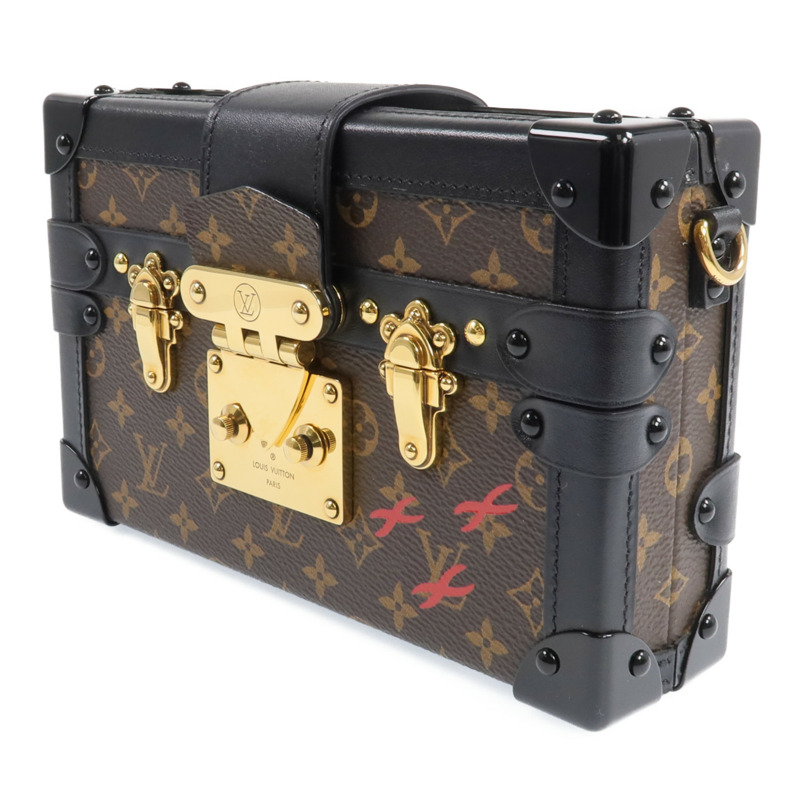 LOUIS VUITTON Monogram Petite Malle金扣肩背袋-1