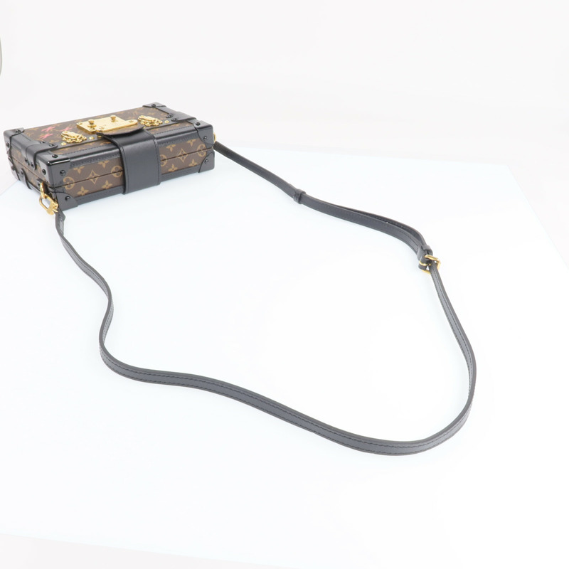 LOUIS VUITTON Monogram Petite Malle金扣肩背袋-7