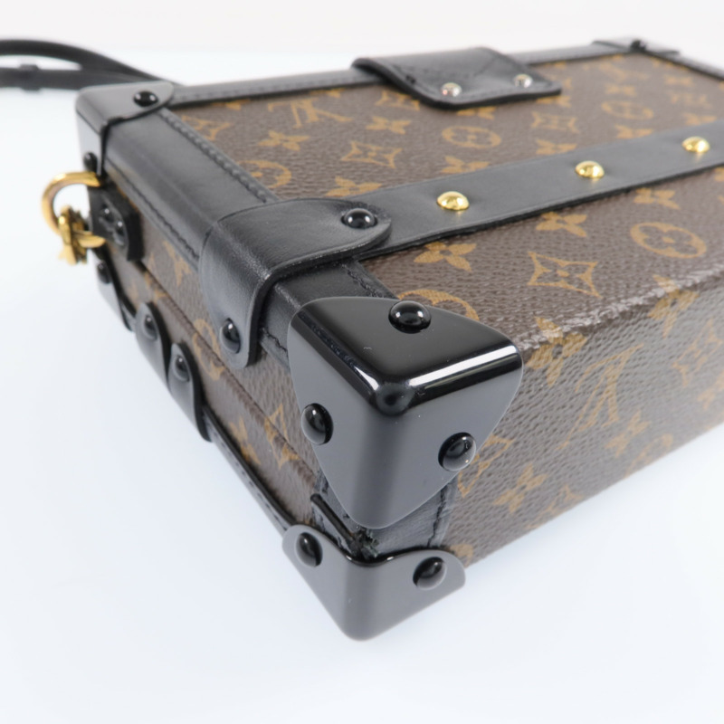 LOUIS VUITTON Monogram Petite Malle金扣肩背袋-11