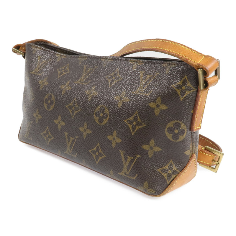 LOUIS VUITTON Monogram Trotteur金扣肩背袋-1