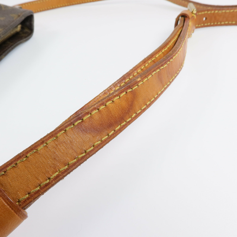 LOUIS VUITTON Monogram Trotteur金扣肩背袋-13