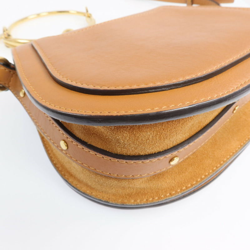 Chloe 牛皮皮革Nile Small金扣手挽肩背兩用袋-12