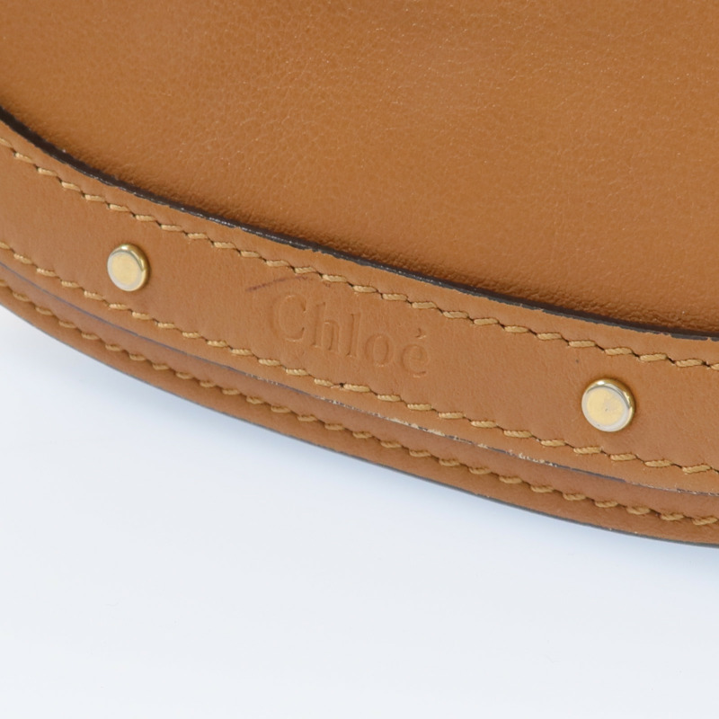 Chloe 牛皮皮革Nile Small金扣手挽肩背兩用袋-13