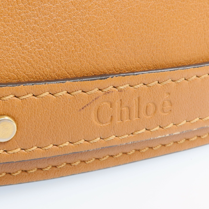 Chloe 牛皮皮革Nile Small金扣手挽肩背兩用袋-14