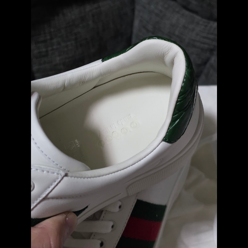 [全新]Gucci 經典紅綠織帶 厚底休閒鞋 35-3