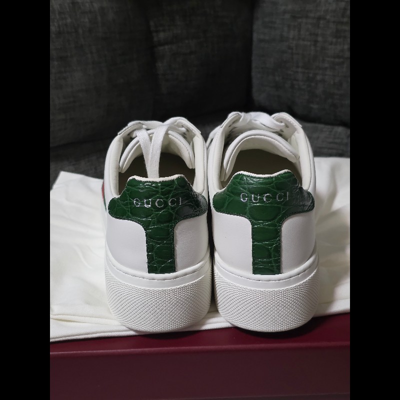 [全新]Gucci 經典紅綠織帶 厚底休閒鞋 35-4