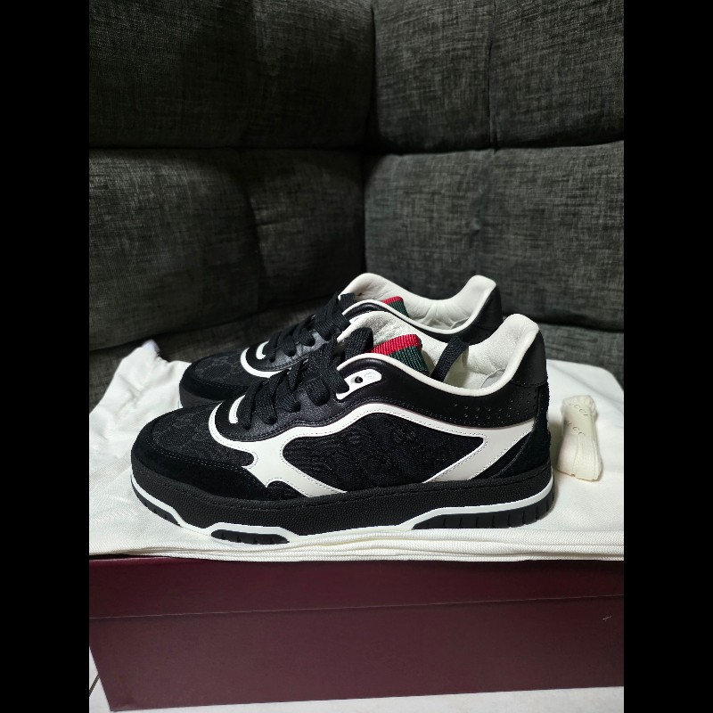 [全新]Gucci 新款 緹花logo 熊貓球鞋 36+-0