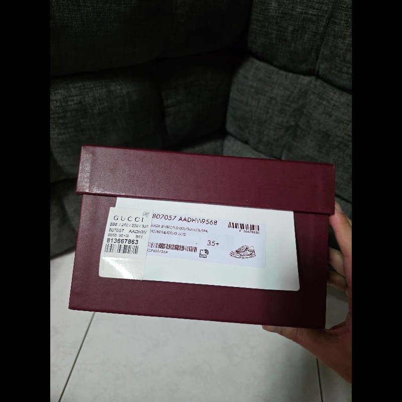 [全新]Gucci 新款經典logo 運動鞋 35+-6