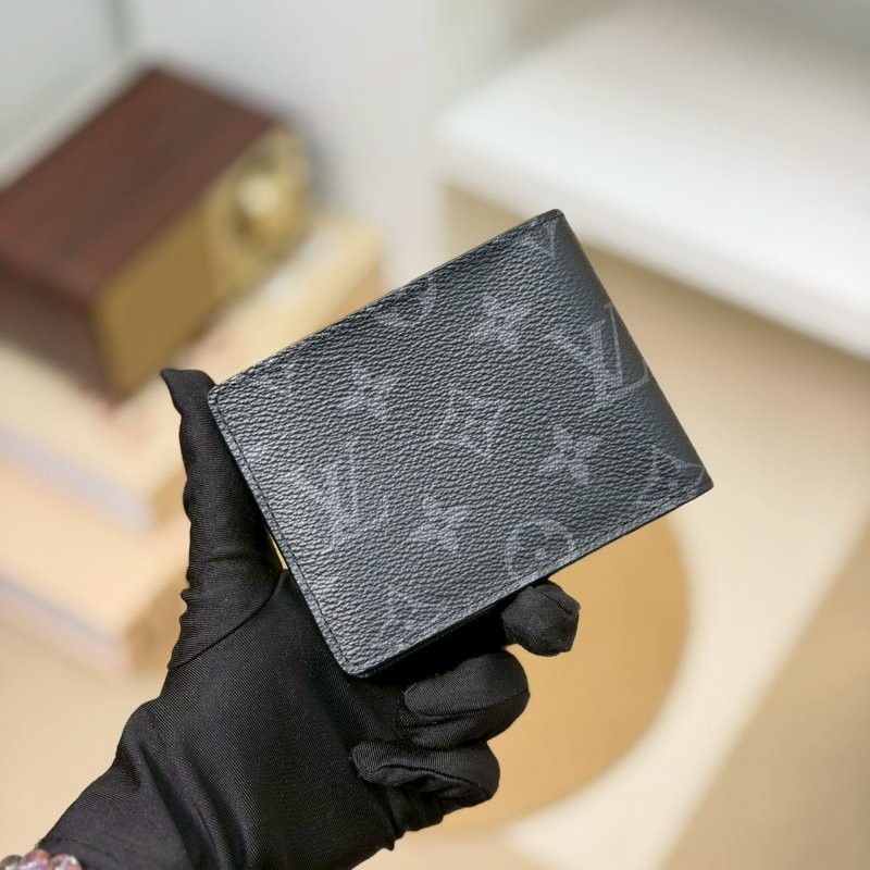 🏷LV 路易威登．Multiple 黑老花短夾 M61695-1