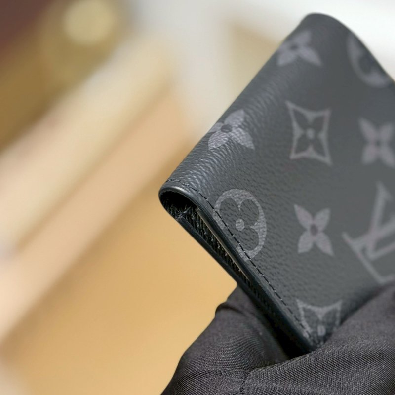 🏷LV 路易威登．Multiple 黑老花短夾 M61695-6