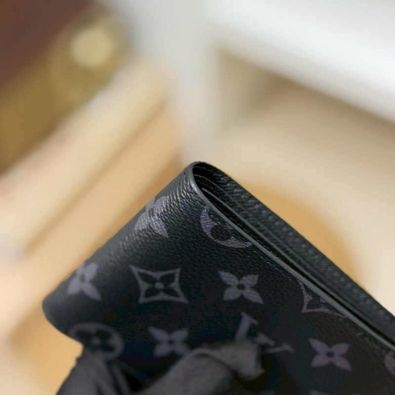 🏷LV 路易威登．Multiple 黑老花短夾 M61695-10