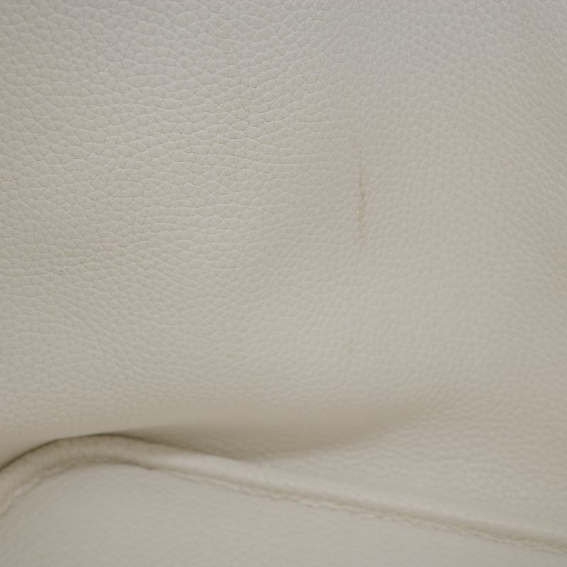 Hermès 愛馬仕 菜籃子26 Picotin Lock 白色 牛皮 銀色五金 手提包-13