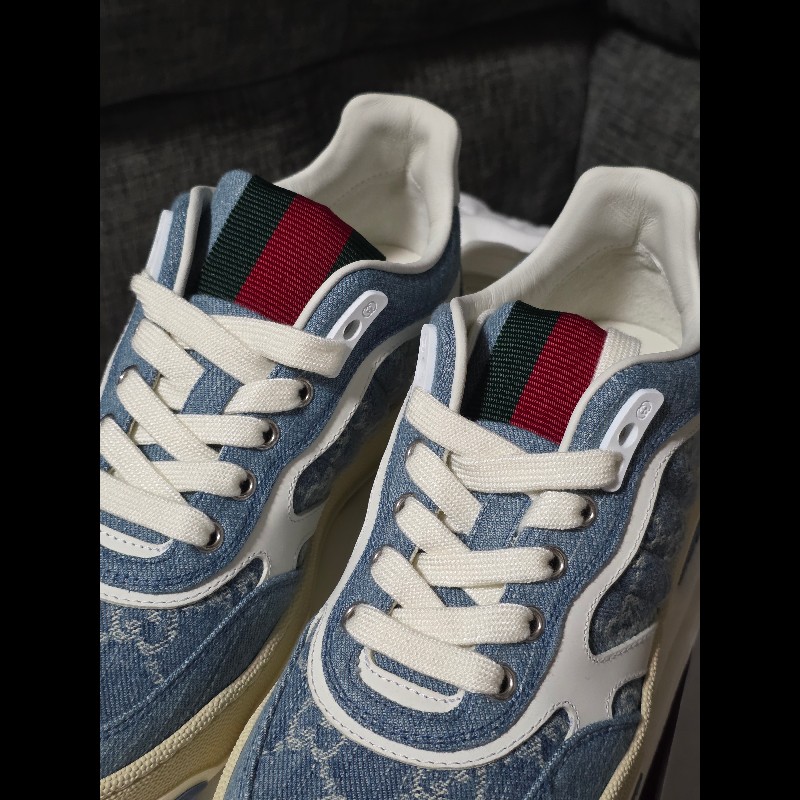 [全新]Gucci 新款 牛仔logo運動鞋 36+-2