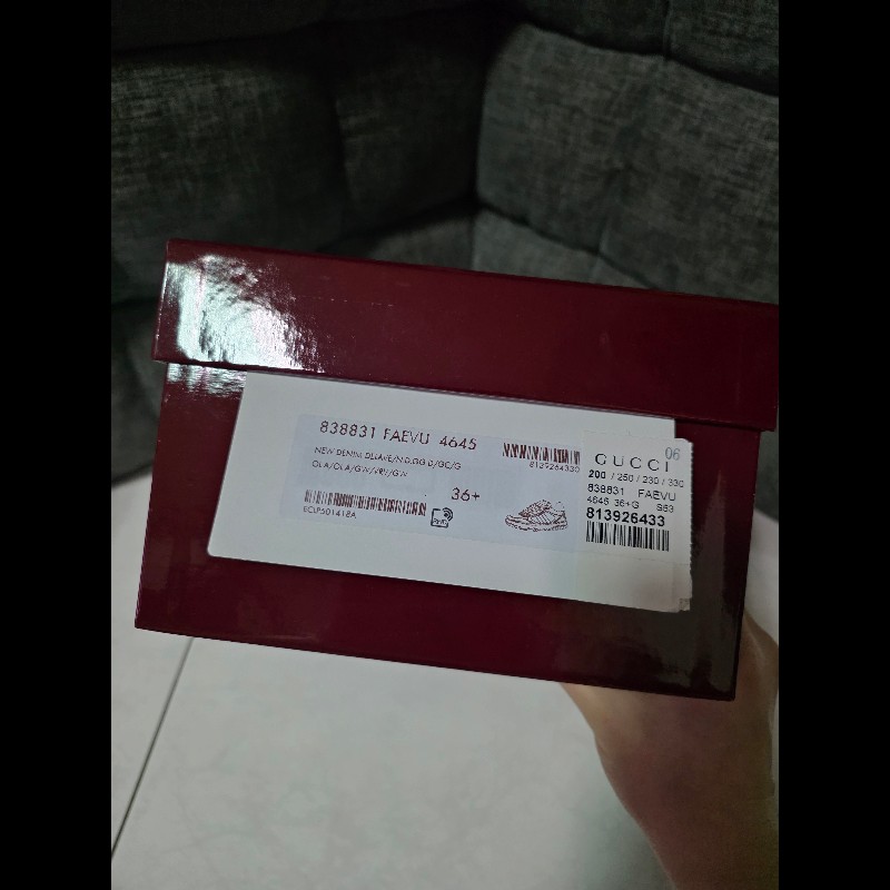 [全新]Gucci 新款 牛仔logo運動鞋 36+-6