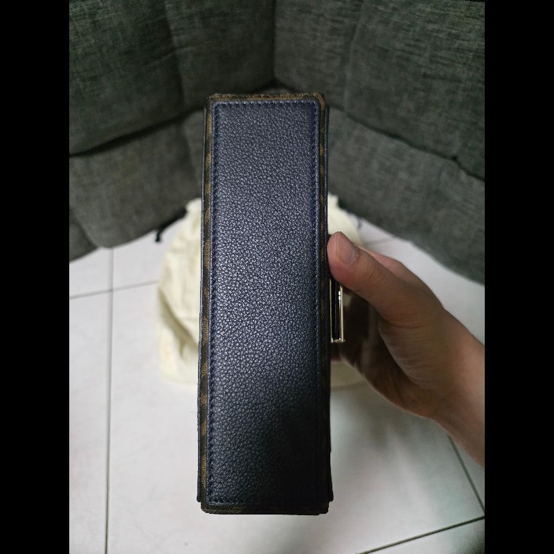[全新]Fendi soft trunk 深藍色老花-6
