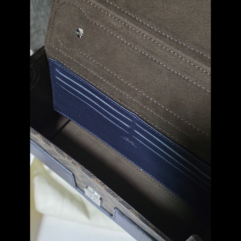 [全新]Fendi soft trunk 深藍色老花-8