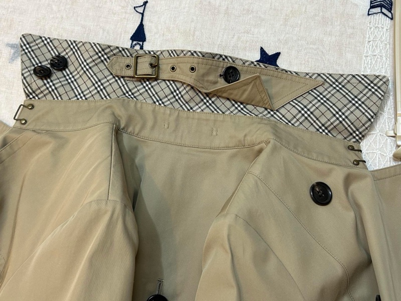 BURBERRY 日系藍標蜜色兩件式風衣40-7