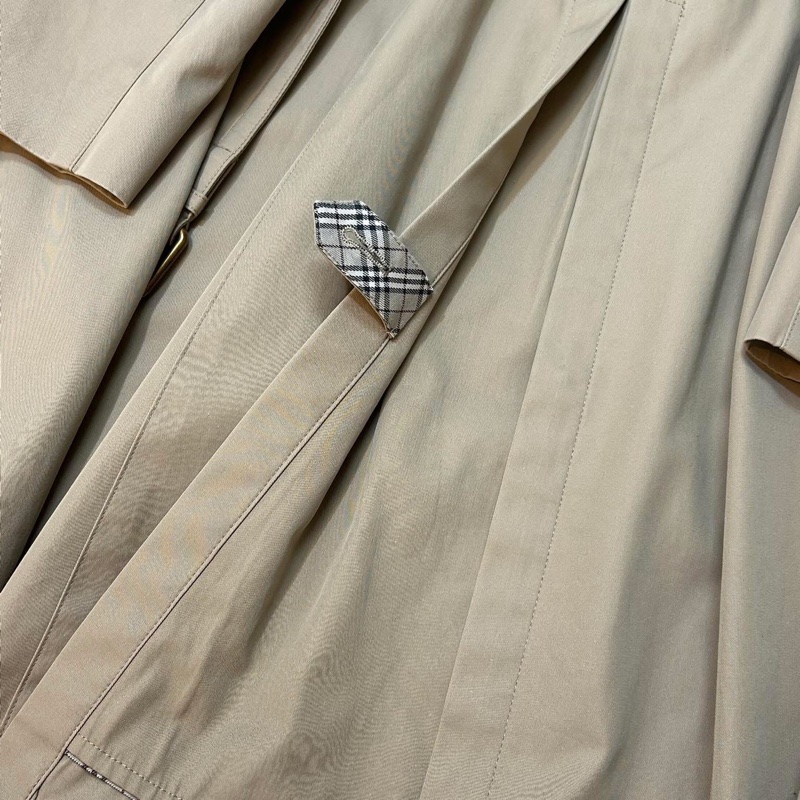 BURBERRY 日系藍標蜜色兩件式風衣40-8