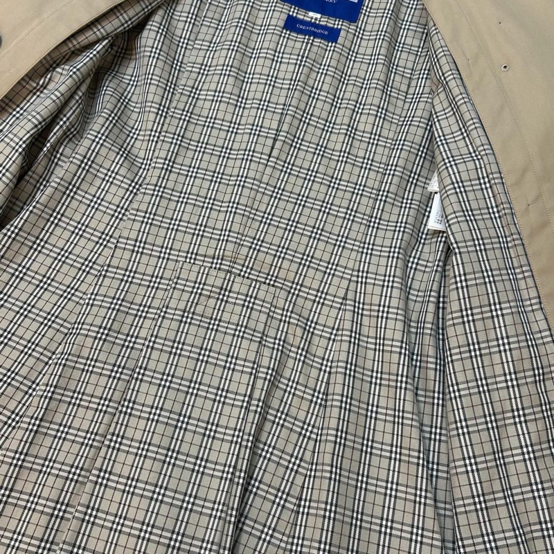 BURBERRY 日系藍標蜜色兩件式風衣40-9