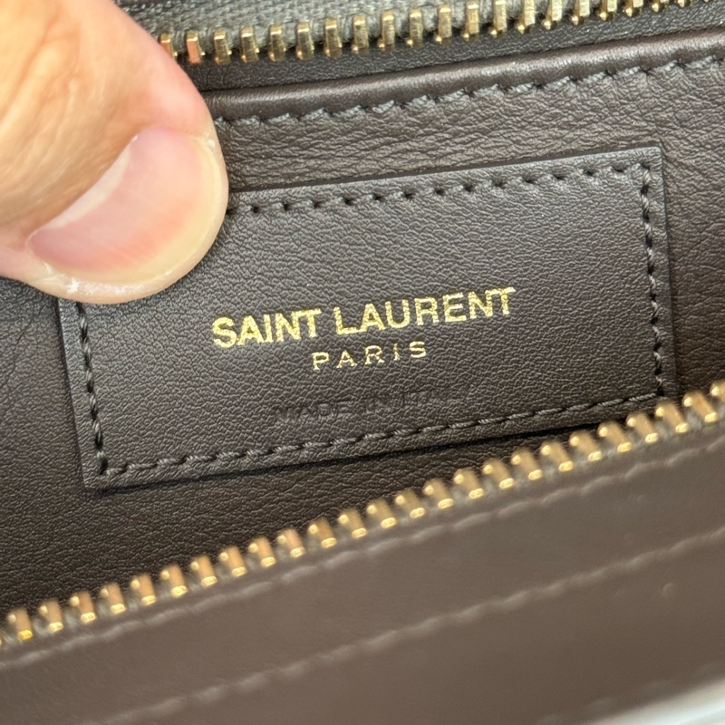 上架中🔑Saint Laurent (YSL) 深灰紫cabas醫生包/波士頓包-19
