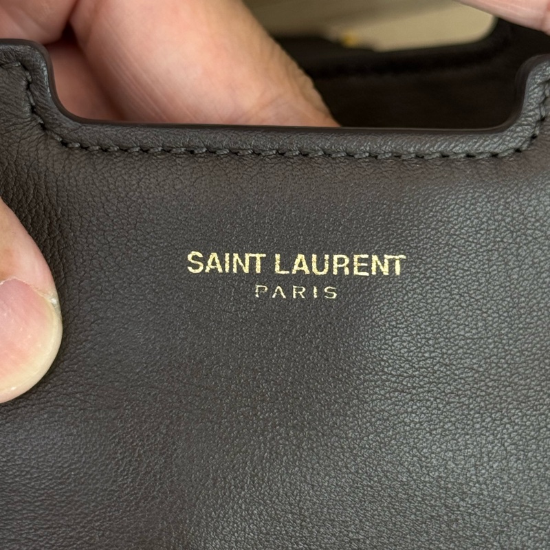 上架中🔑Saint Laurent (YSL) 深灰紫cabas醫生包/波士頓包-21