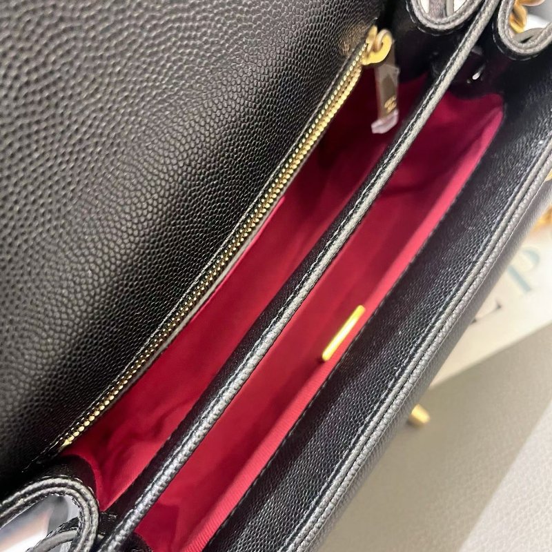 芯片款 香奈兒CHANEL馬鞍黑金風琴包-8