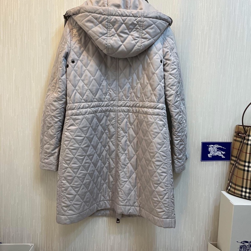 BURBERRY 英國BRIT石色絎縫外套S-2