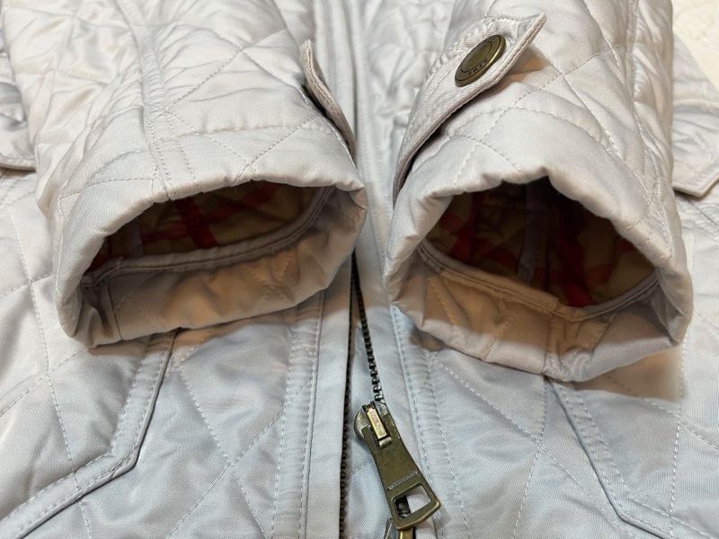 BURBERRY 英國BRIT石色絎縫外套S-4