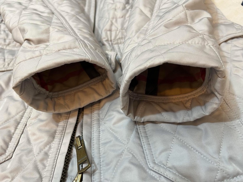 BURBERRY 英國BRIT石色絎縫外套S-5