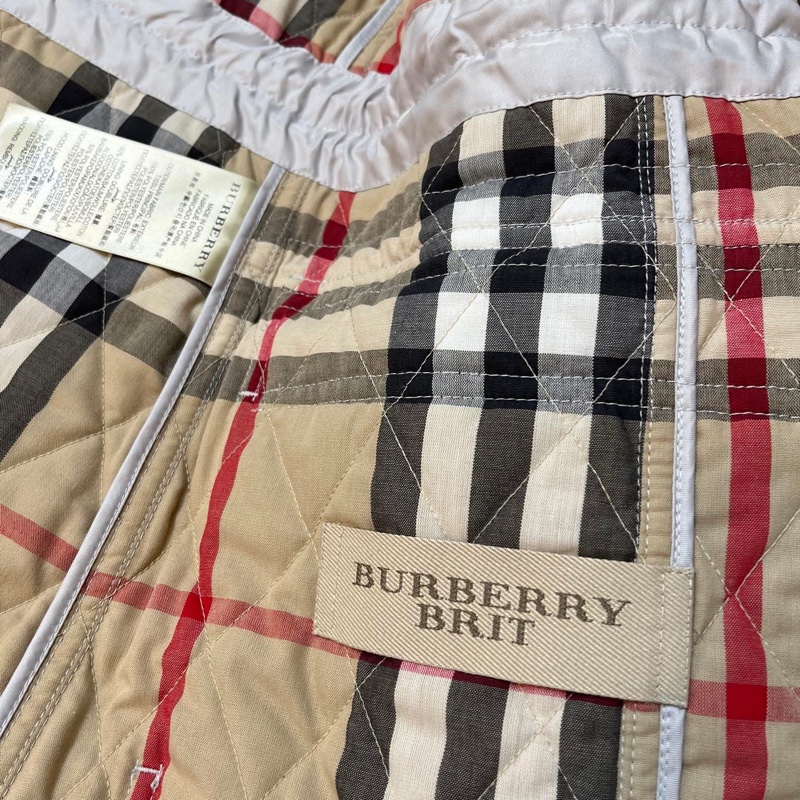 BURBERRY 英國BRIT石色絎縫外套S-11