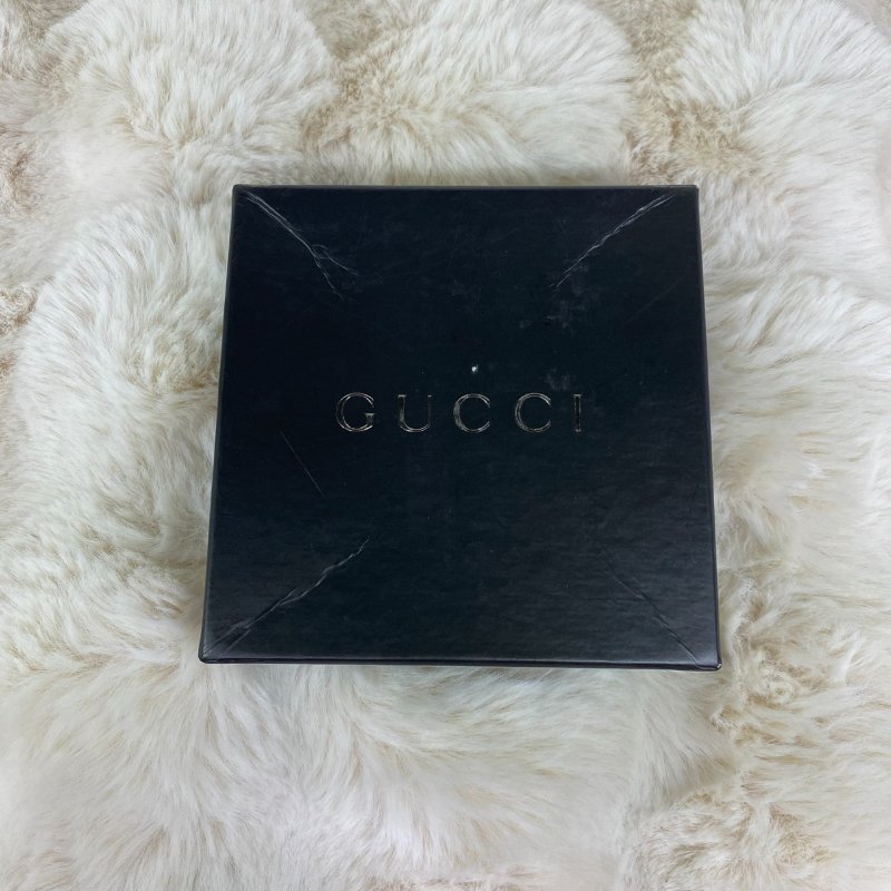 Gucci GG Monogram 老花帆布雙摺錢包(黃)-7