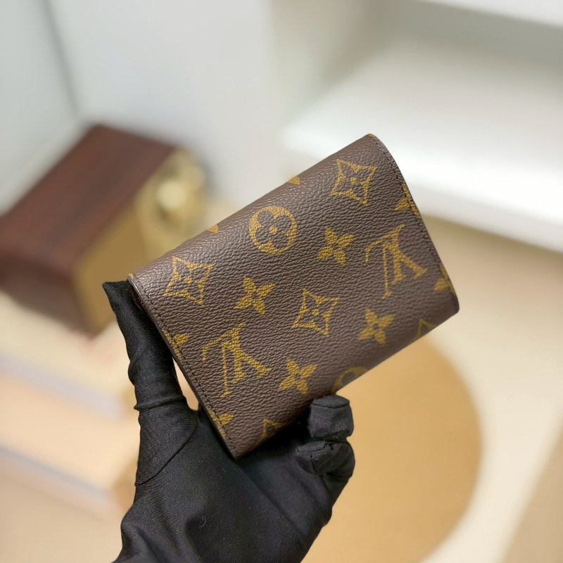 🏷LV 路易威登．Victorine 豆豆三折短夾 M62472/客人寄賣-1