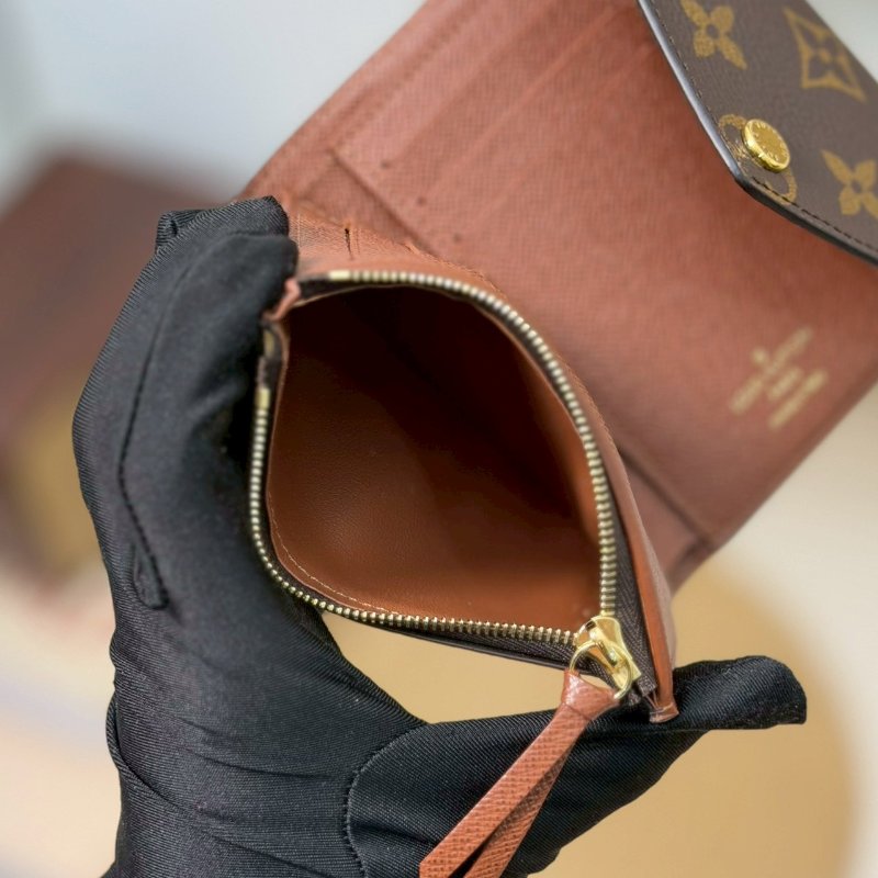 🏷LV 路易威登．Victorine 豆豆三折短夾 M62472/客人寄賣-19