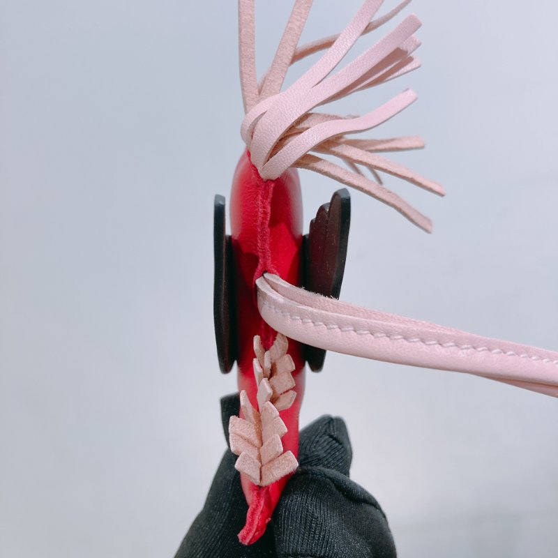 TW4681 Hermes 愛馬仕小號飛馬吊飾Rodeo Pegase PM Charm Rose Mexico-5