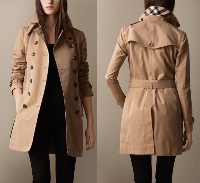 BURBERRY BRIT英國蜜色風衣UK6-0