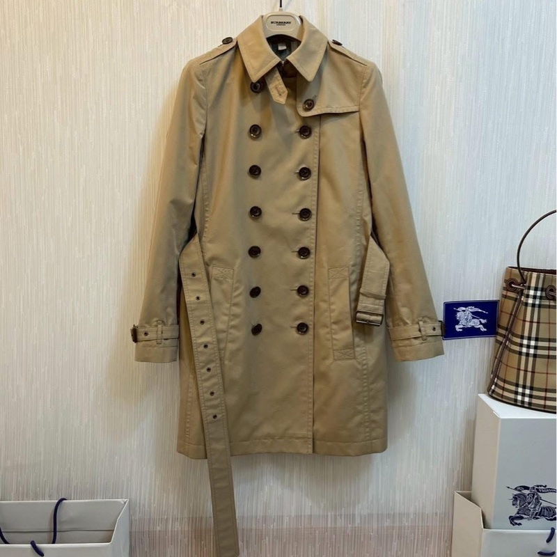 BURBERRY BRIT英國蜜色風衣UK6-2