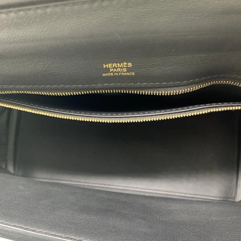 Hermes愛馬仕2424小號 黑色 金扣 c刻 尺寸29cm-5
