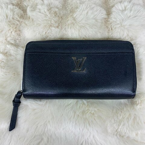 LV Zippyㄇ字拉鍊長夾(黑)