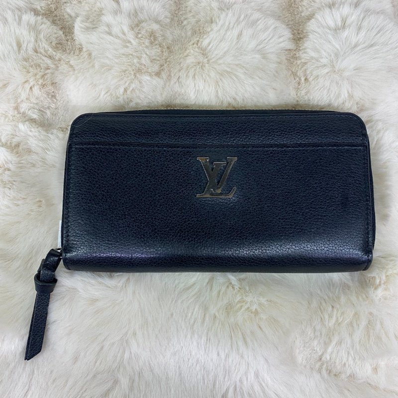 LV Zippyㄇ字拉鍊長夾(黑)-0