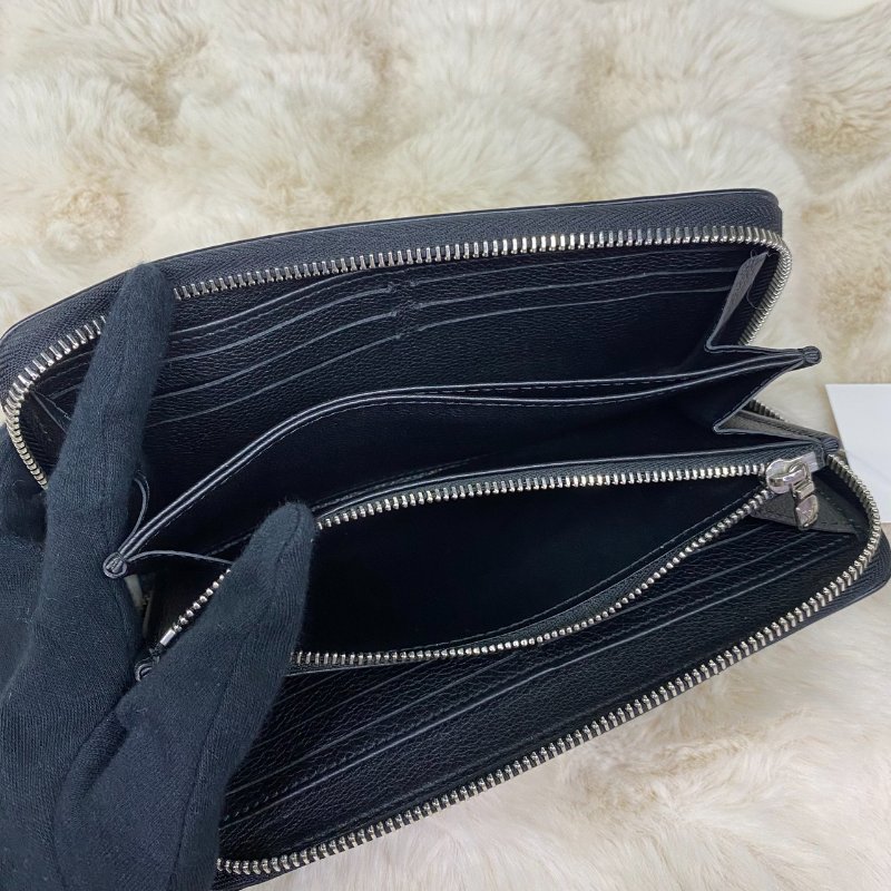 LV Zippyㄇ字拉鍊長夾(黑)-11