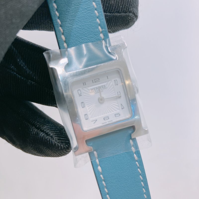 TW4684 Hermes 愛馬仕雙皮帶H字石英錶Heure H Small Model 21mm Double Tour Watch-1