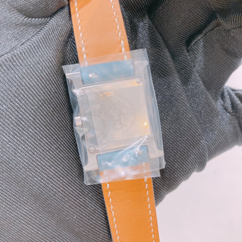 TW4684 Hermes 愛馬仕雙皮帶H字石英錶Heure H Small Model 21mm Double Tour Watch-2