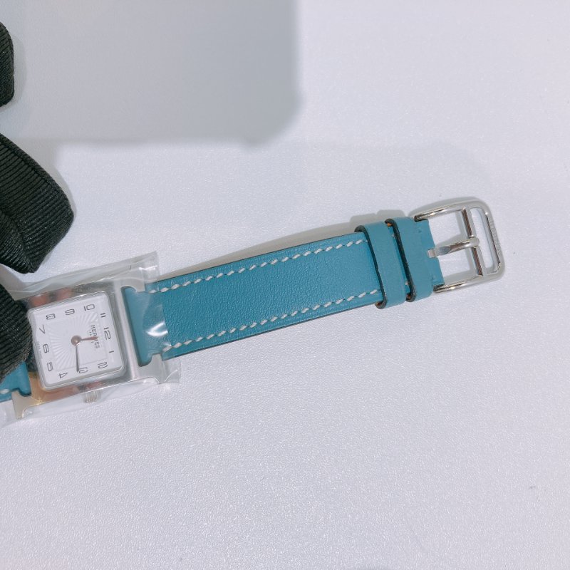 TW4684 Hermes 愛馬仕雙皮帶H字石英錶Heure H Small Model 21mm Double Tour Watch-8