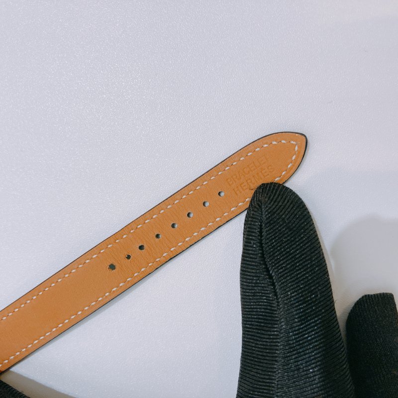 TW4684 Hermes 愛馬仕雙皮帶H字石英錶Heure H Small Model 21mm Double Tour Watch-16