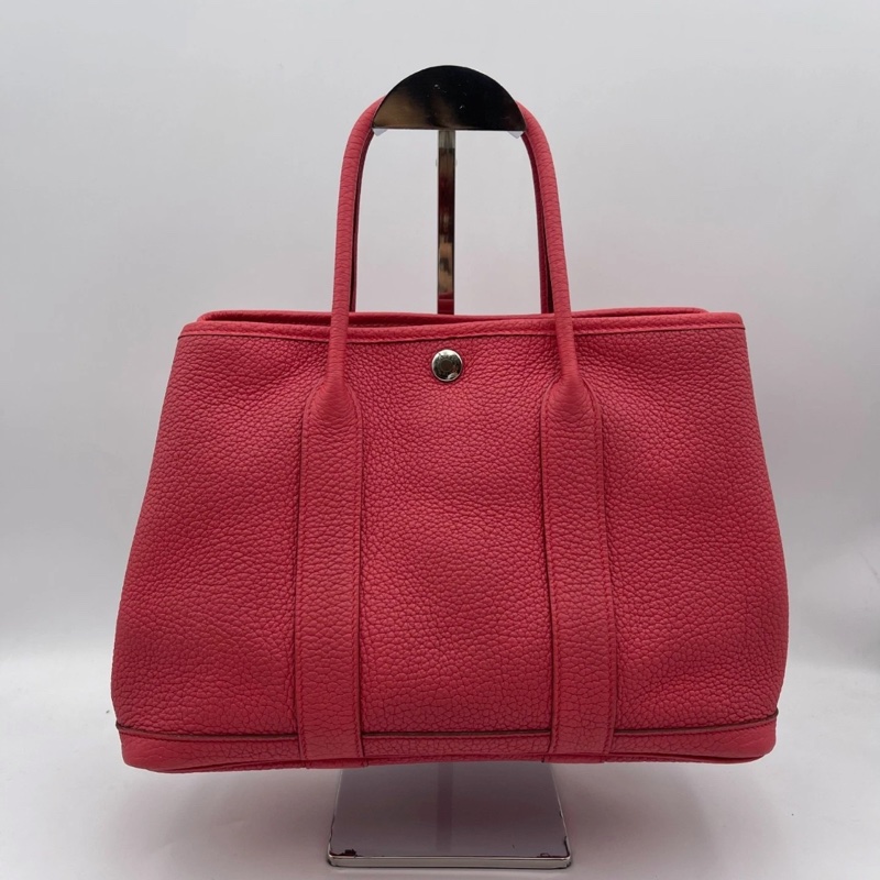 Hermes/愛馬仕 Garden party 30手提包,95新,T刻,尺寸約:30*13*21cm-0