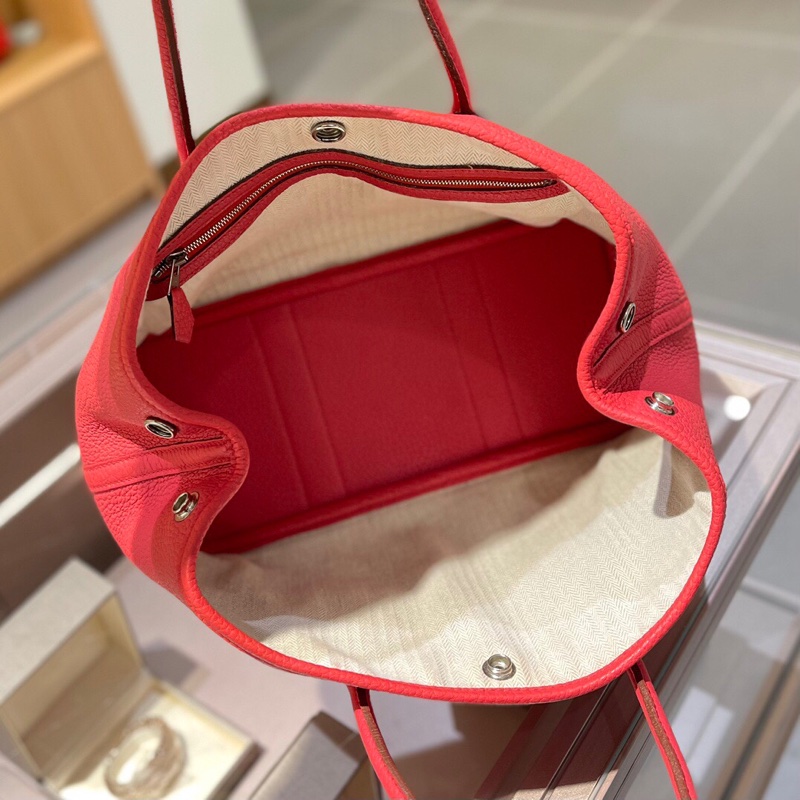 Hermes/愛馬仕 Garden party 30手提包,95新,T刻,尺寸約:30*13*21cm-8