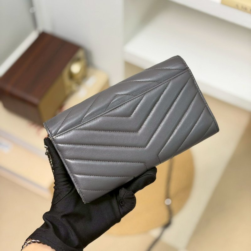 🏷YSL 聖羅蘭．Cassandre 信封長夾 改造兩用woc-1