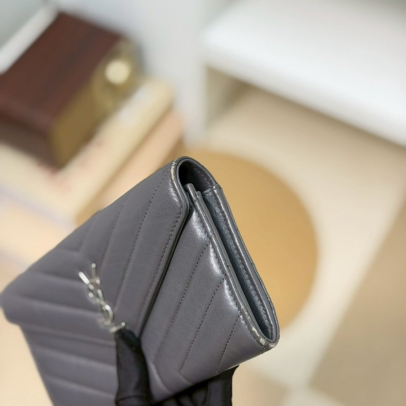 🏷YSL 聖羅蘭．Cassandre 信封長夾 改造兩用woc-9