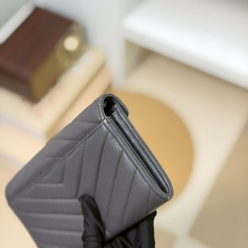 🏷YSL 聖羅蘭．Cassandre 信封長夾 改造兩用woc-11