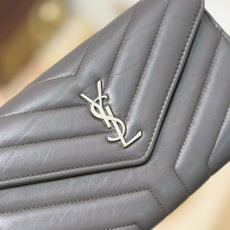 🏷YSL 聖羅蘭．Cassandre 信封長夾 改造兩用woc-14